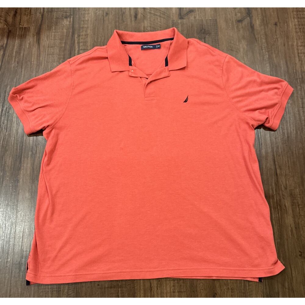 Nautica Men’s Size 4XLT POLO Red